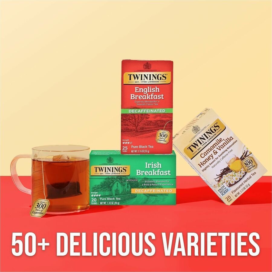 Twinings of London Decaf English Breakfast Black Tea Bag