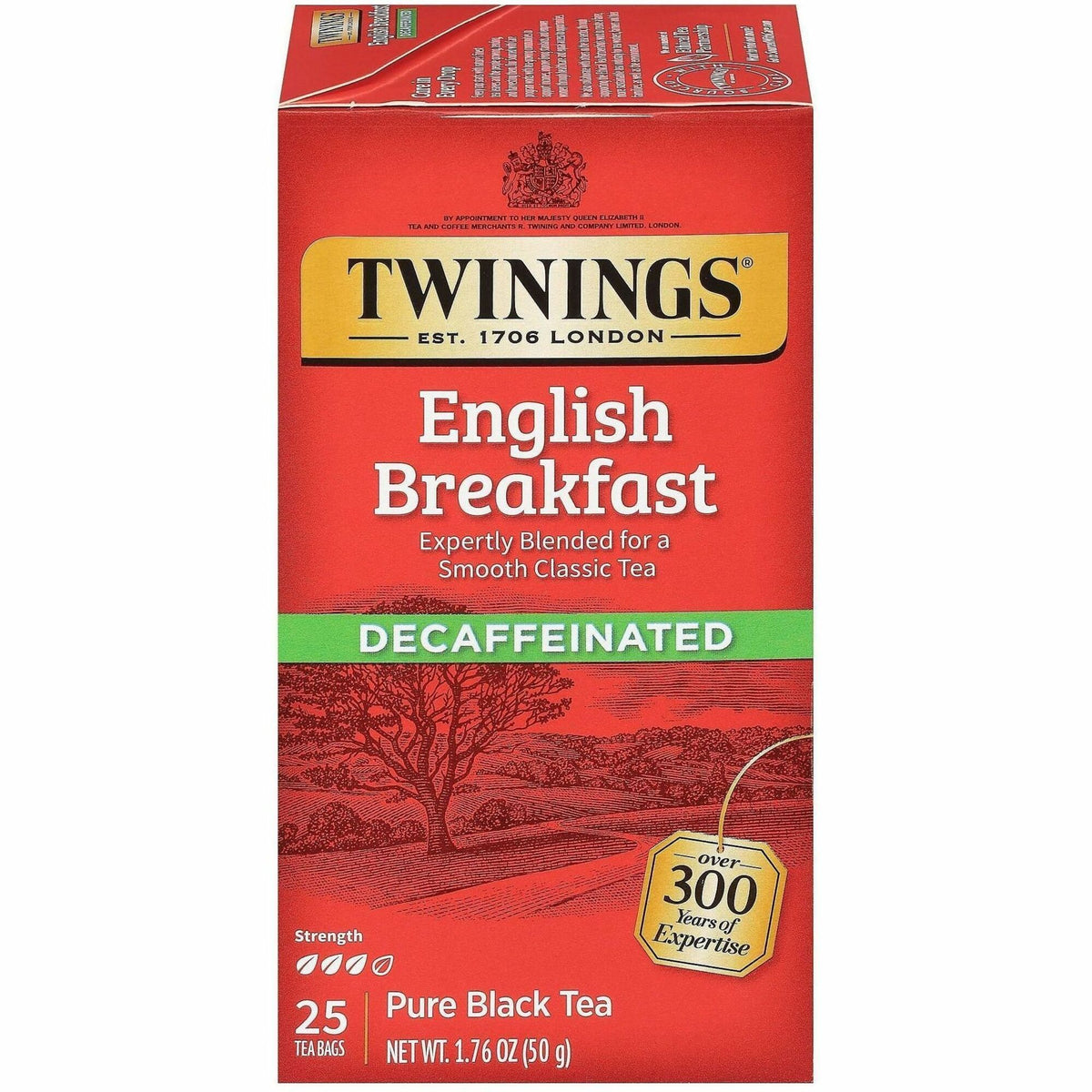 Twinings of London Decaf English Breakfast Black Tea Bag
