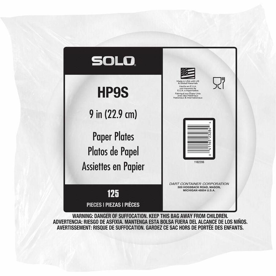 Solo 9" Heavyweight Paper Plates