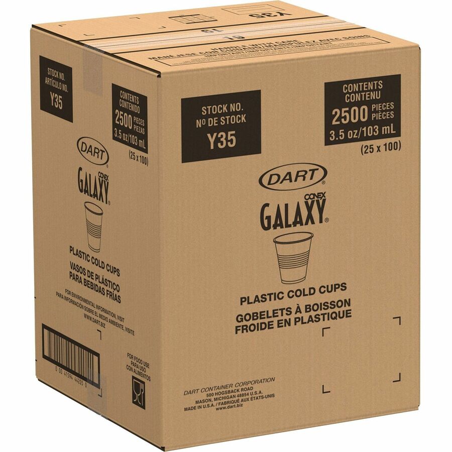 Solo Galaxy 3.5 oz Plastic Cold Cups