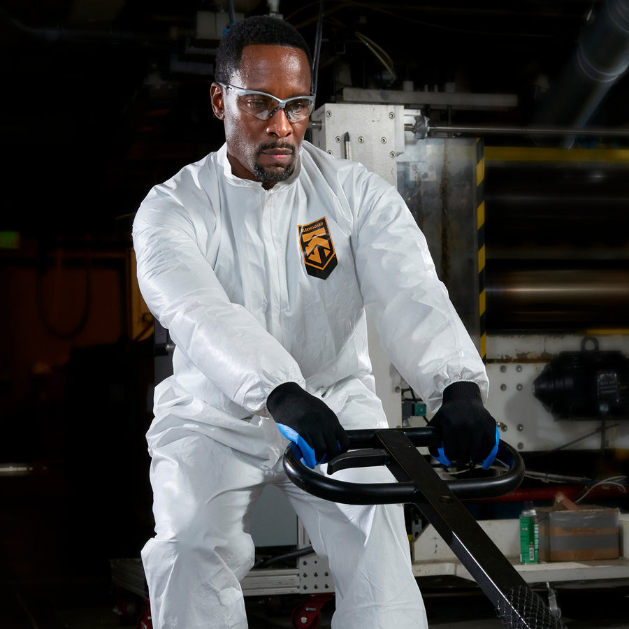 Kleenguard A40 Coveralls - Zipper Front, Elastic Wrists & Ankles