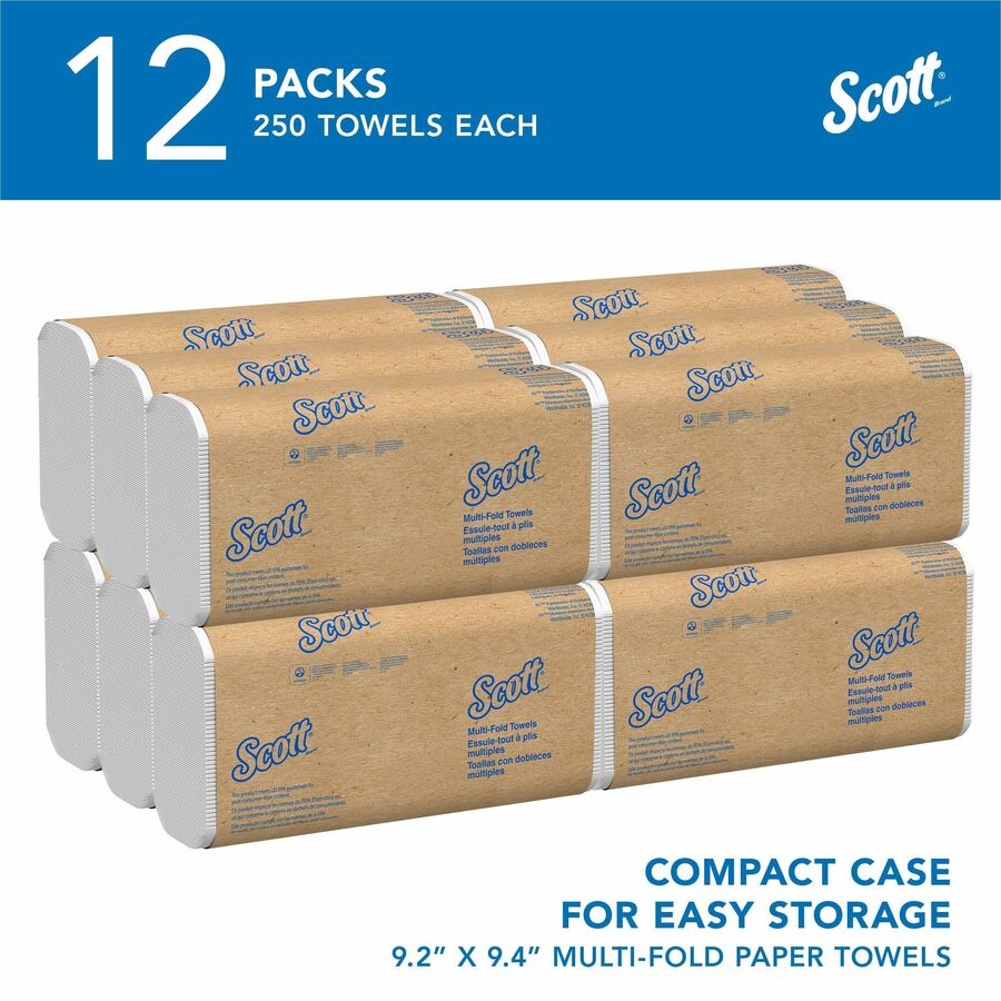 Scott® Multifold Paper Towels with Absorbency Pockets