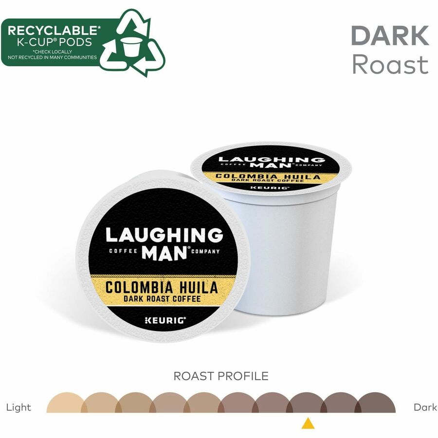 LAUGHING MAN K-Cup, Pod Colombia Huila Coffee
