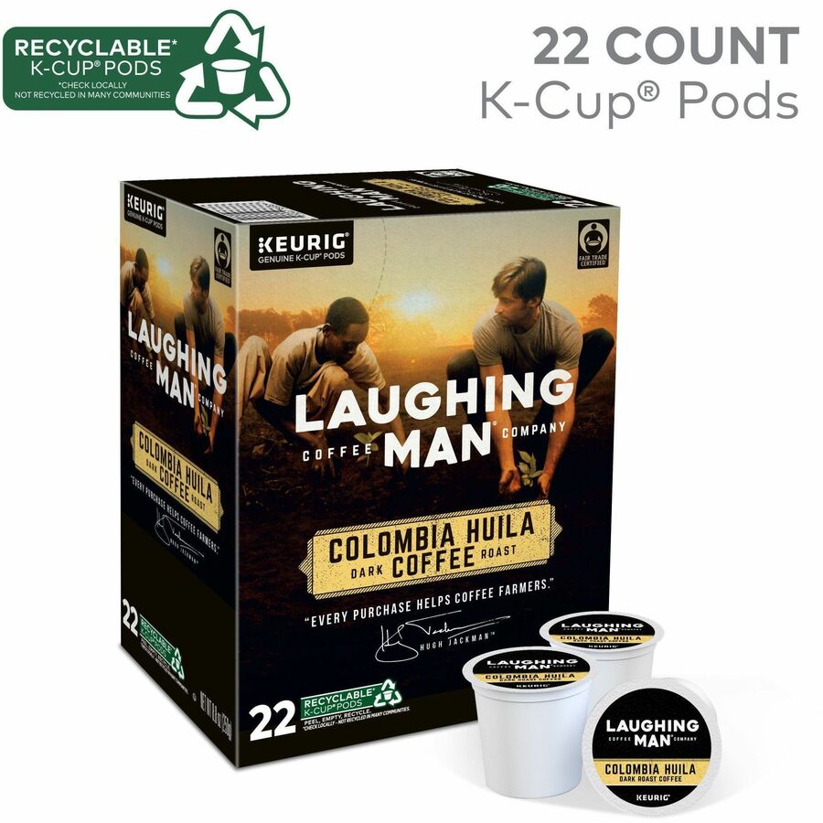 LAUGHING MAN K-Cup, Pod Colombia Huila Coffee