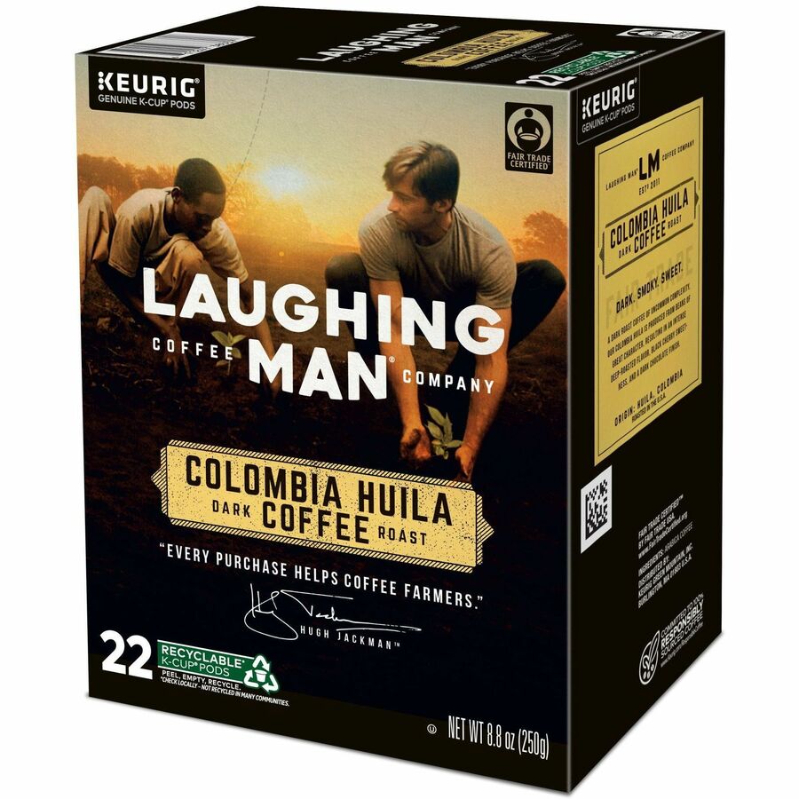 LAUGHING MAN K-Cup, Pod Colombia Huila Coffee