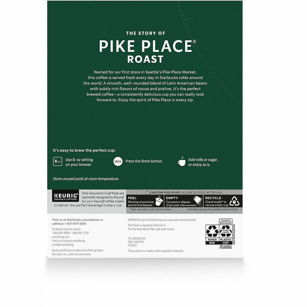 Starbucks K-Cup Pike Place Roast Coffee