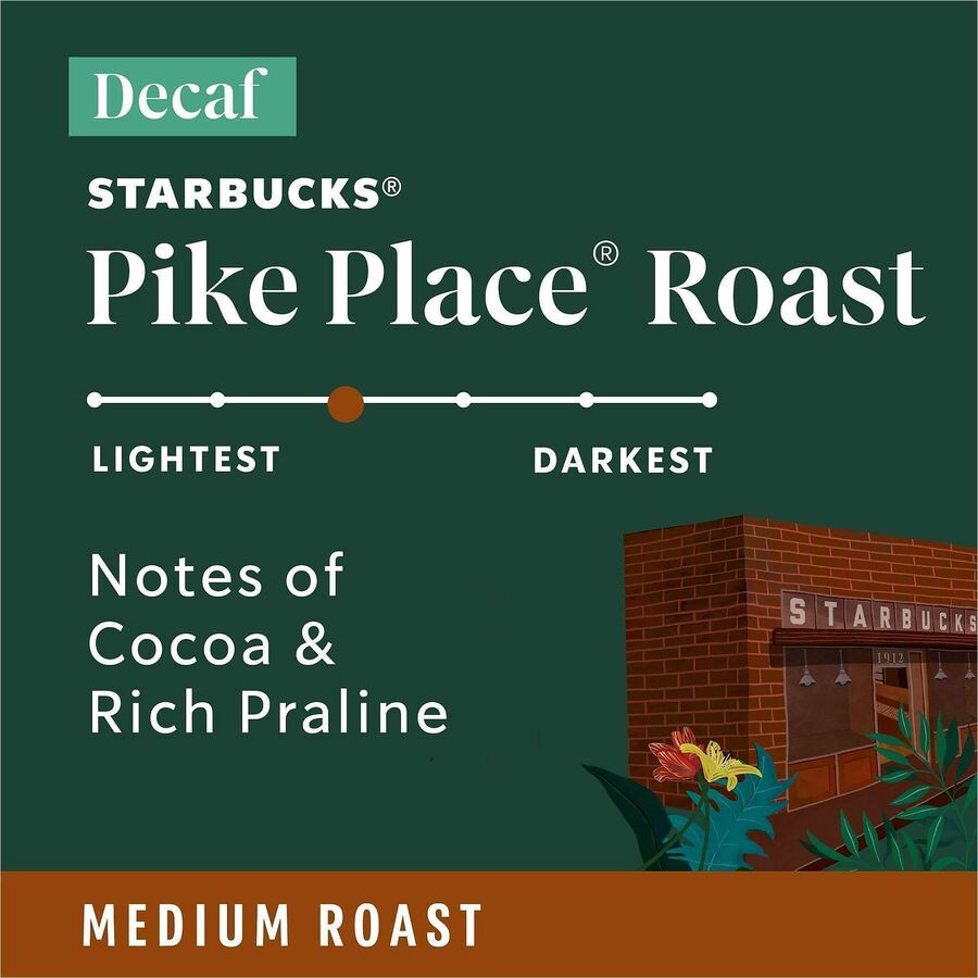 Starbucks K-Cup Decaf Pike Place Roast Coffee
