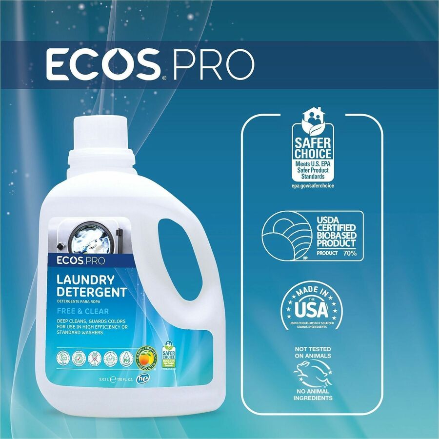 ECOS® PRO Free & Clear Liquid Laundry Detergent
