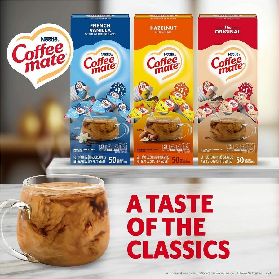 Coffee mate Nondairy Liquid Creamer Singles - Variety Pack