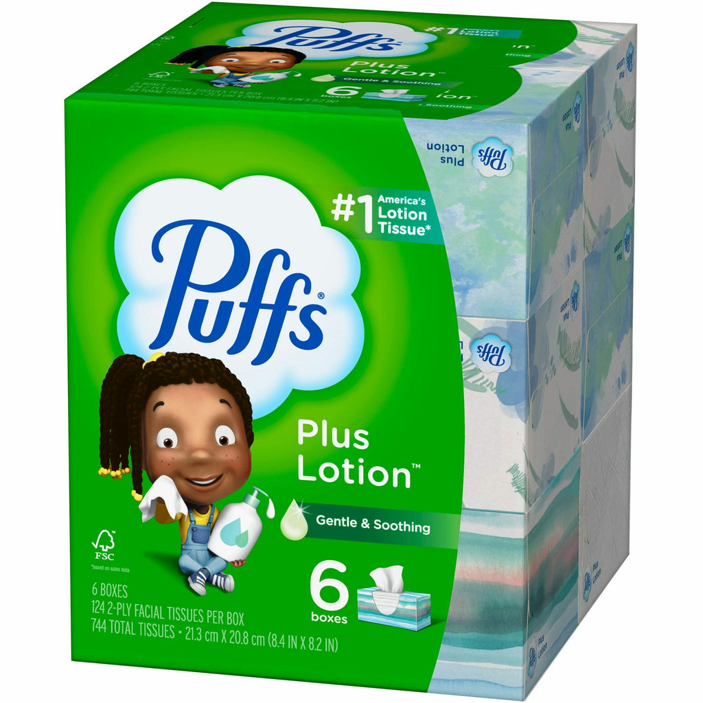 Puffs Plus Lotion Facial Tissue