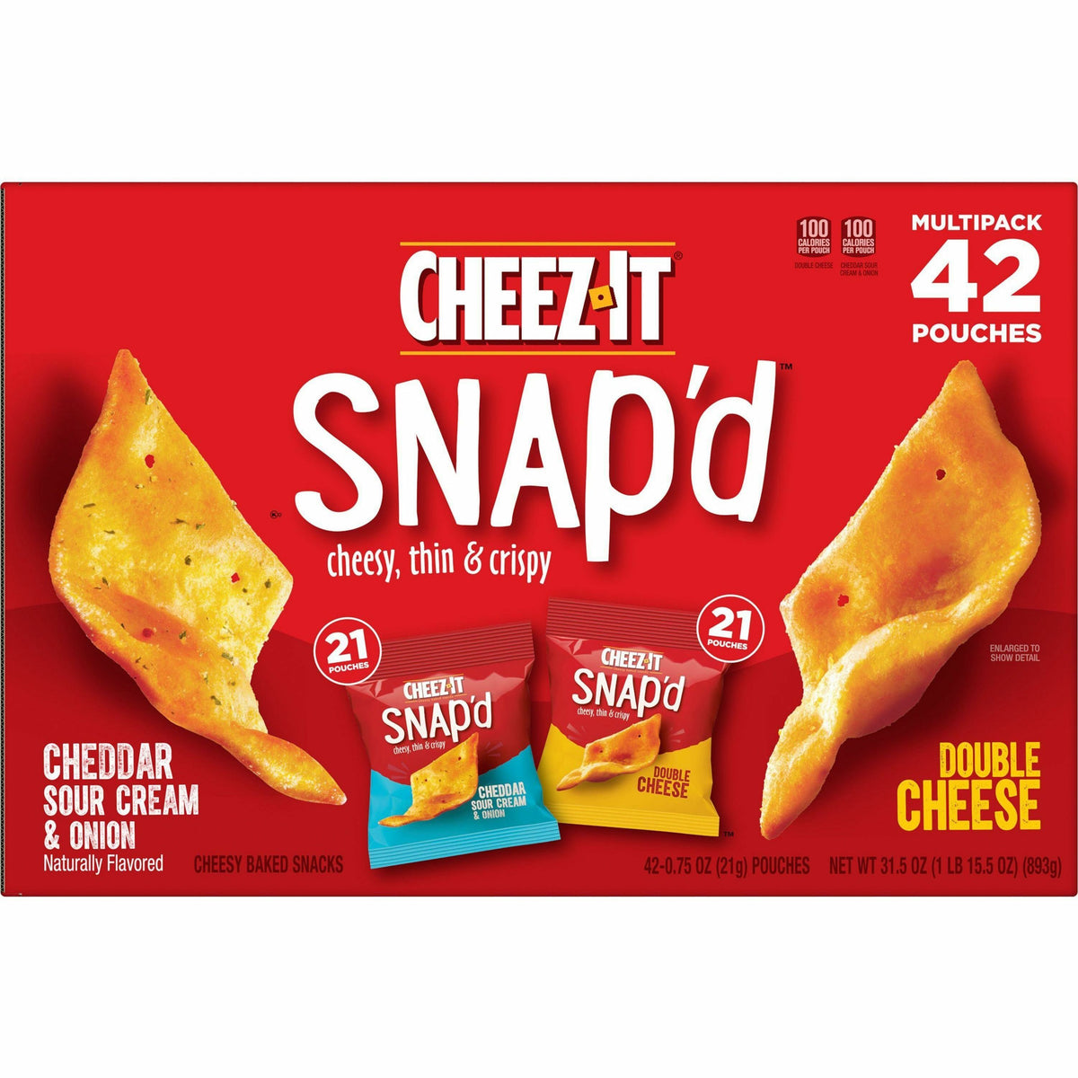 Cheez-It Snap'd Baked Cheese Variety Pack