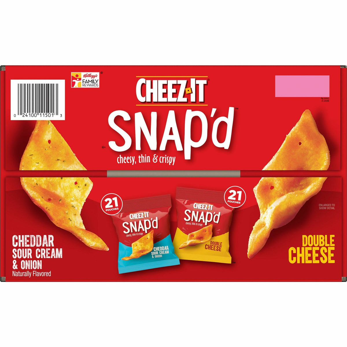 Cheez-It Snap'd Baked Cheese Variety Pack