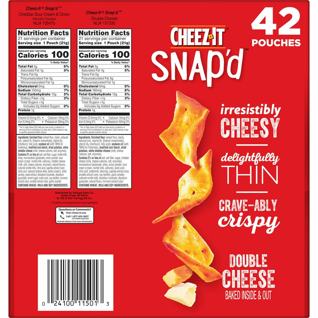 Cheez-It Snap'd Baked Cheese Variety Pack