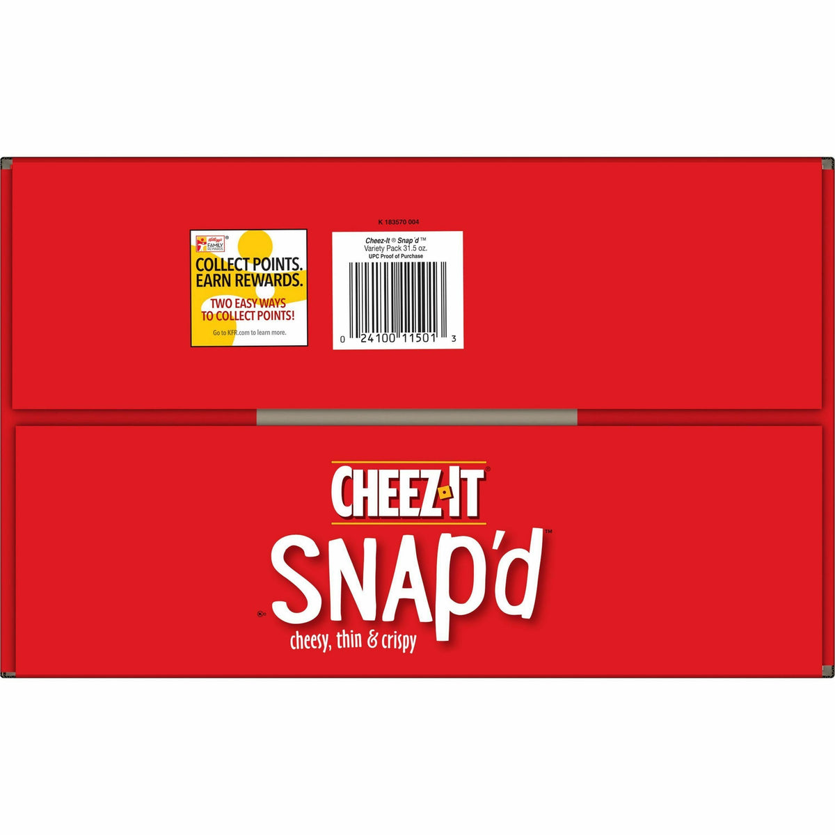 Cheez-It Snap'd Baked Cheese Variety Pack