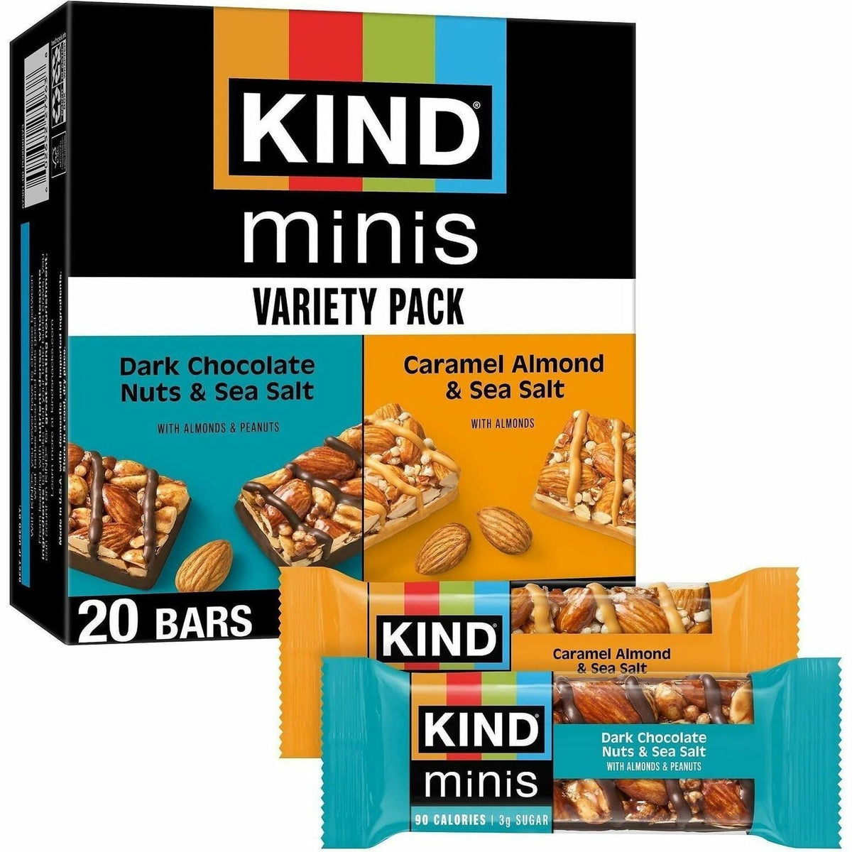 KIND Minis Bar Variety Packs, 20 Count