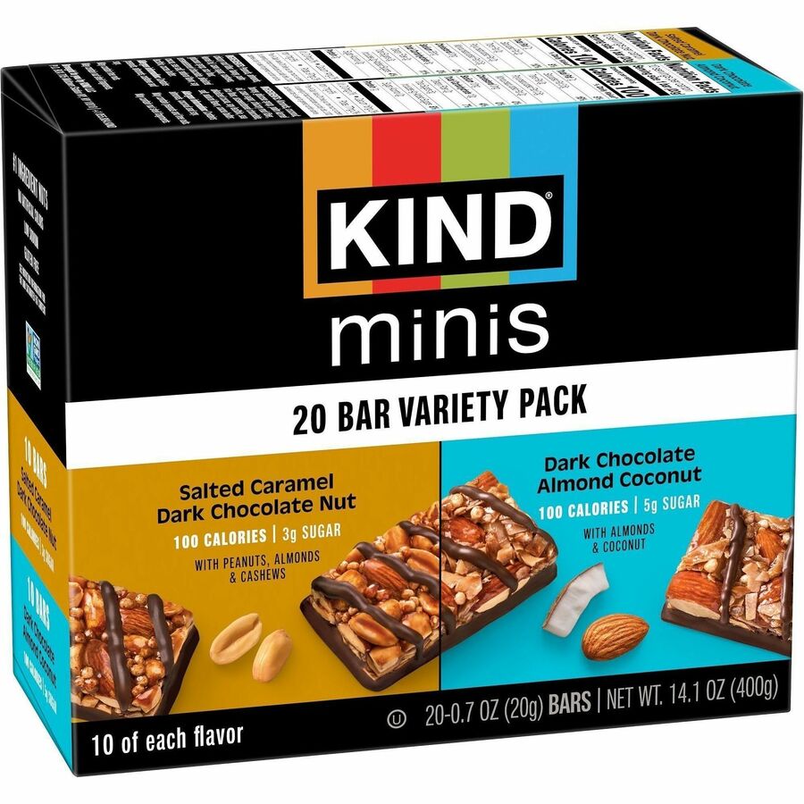 KIND Minis Dark Chocolate Nut Bars Variety