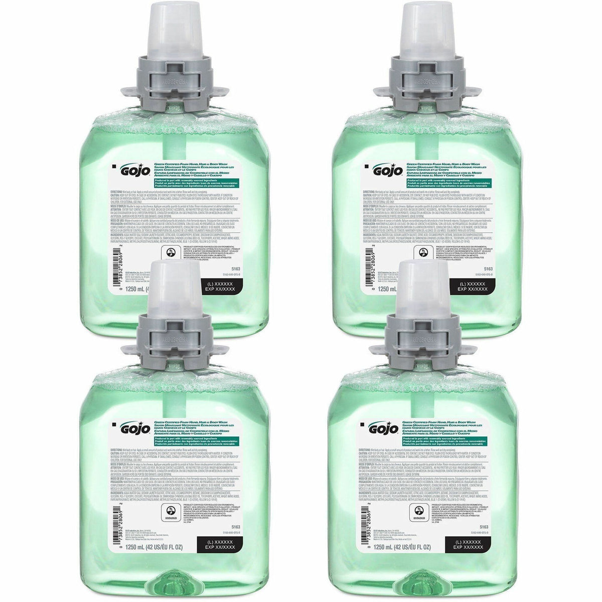 Gojo® FMX-12 Refill Green Certified Hair/Body Wash