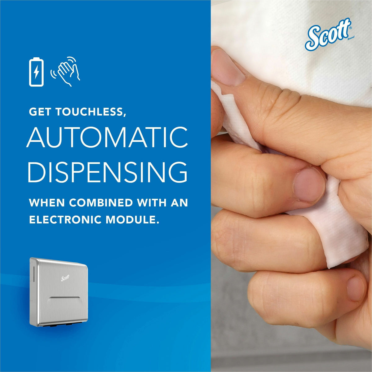 Scott Pro Recessed Hard Roll Towel Dispenser Housing - No Trim Panel