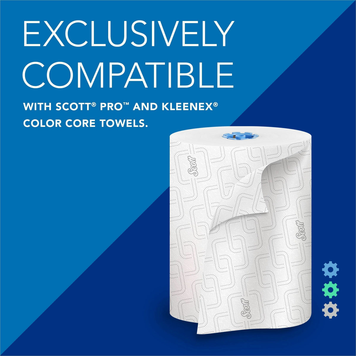 Scott Pro Recessed Hard Roll Towel Narrow Dispenser Housing - No Trim Panel