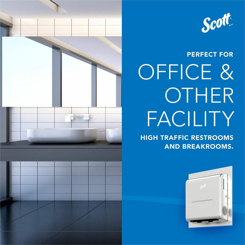 Scott Pro Recessed Hard Roll Towel Dispenser Housing w/Trim Panel