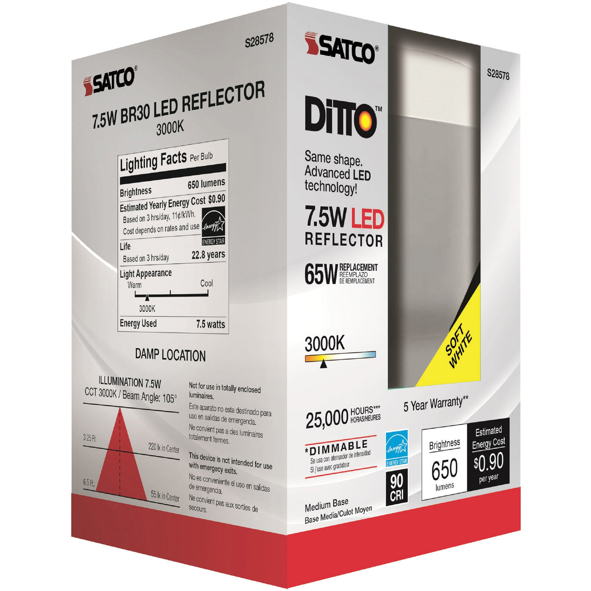 Satco Frosted LED Bulbs