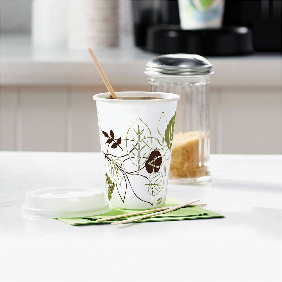 Dixie Pathways 10 oz Paper Hot Cups By GP Pro