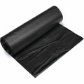 Inteplast HDPE Can Liners, 22 Microns, 43" x 48" , Black, Pack Of 150 Liners