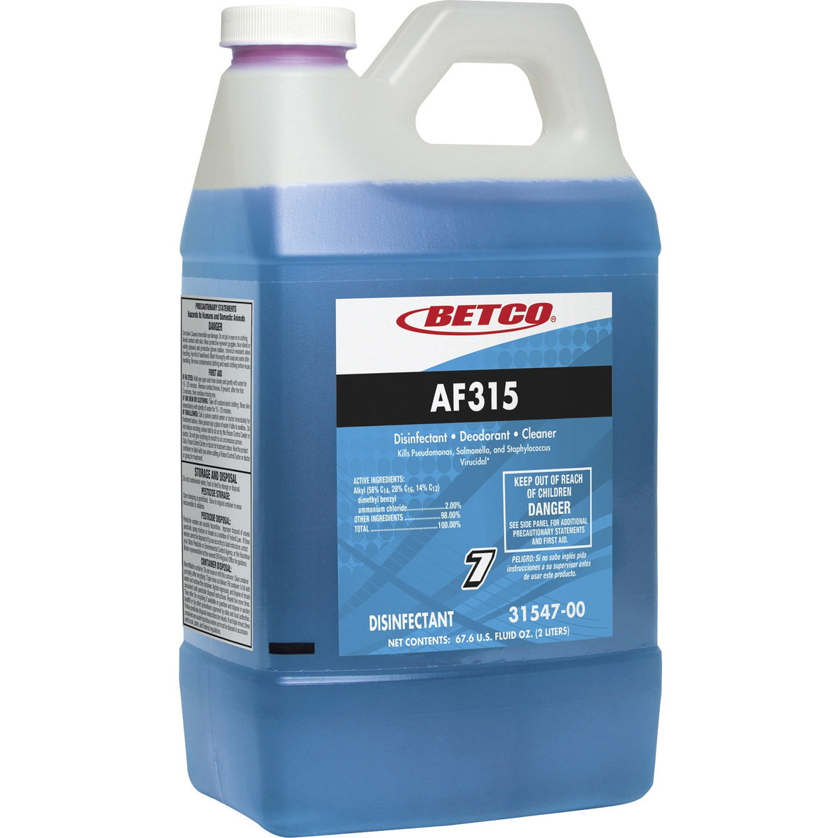 Betco FastDraw 7 AF315 Disinfectant Cleaner