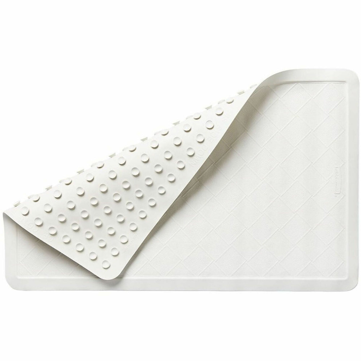 Rubbermaid Bath Mats, 14" x 22 1/2" , White, Pack Of 12 Mats