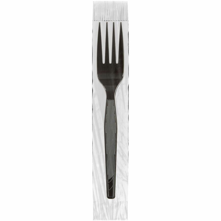 Dixie Grab'N Go Forks, Black, 90 Per Box, Pack Of 6 Boxes