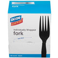 Dixie Grab'N Go Forks, Black, 90 Per Box, Pack Of 6 Boxes