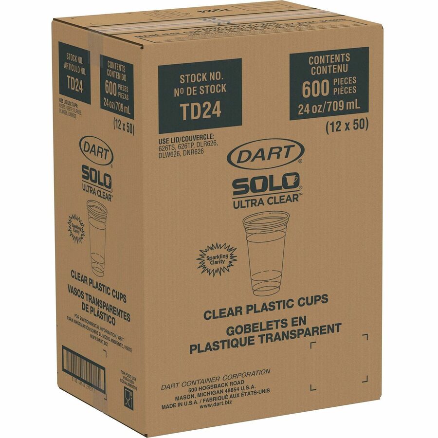 Solo Ultra Clear 24 oz Cold Cups