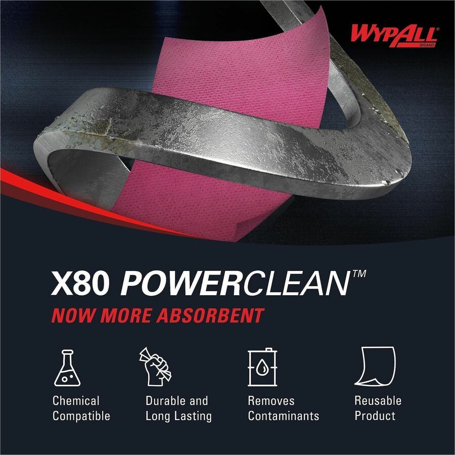 Wypall Power Clean X80 Heavy Duty Cloths