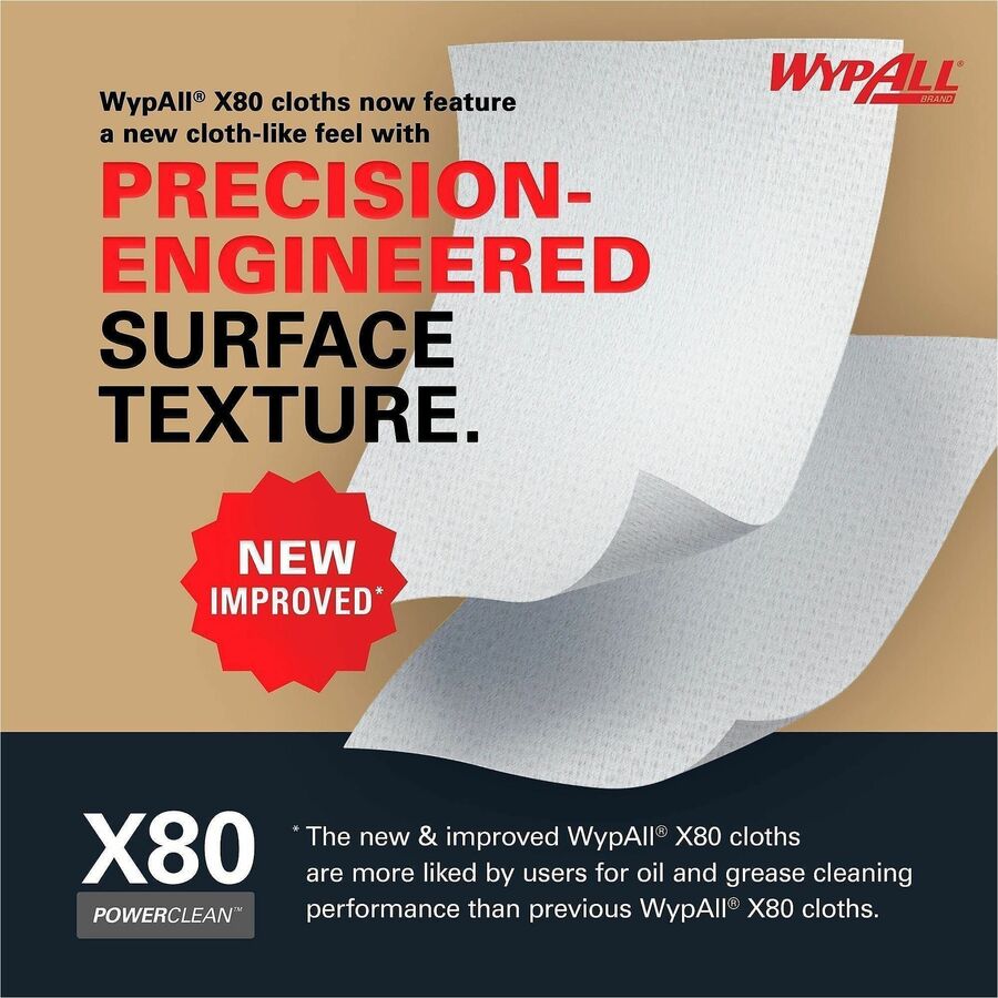 Wypall Power Clean X80 Heavy Duty Cloths