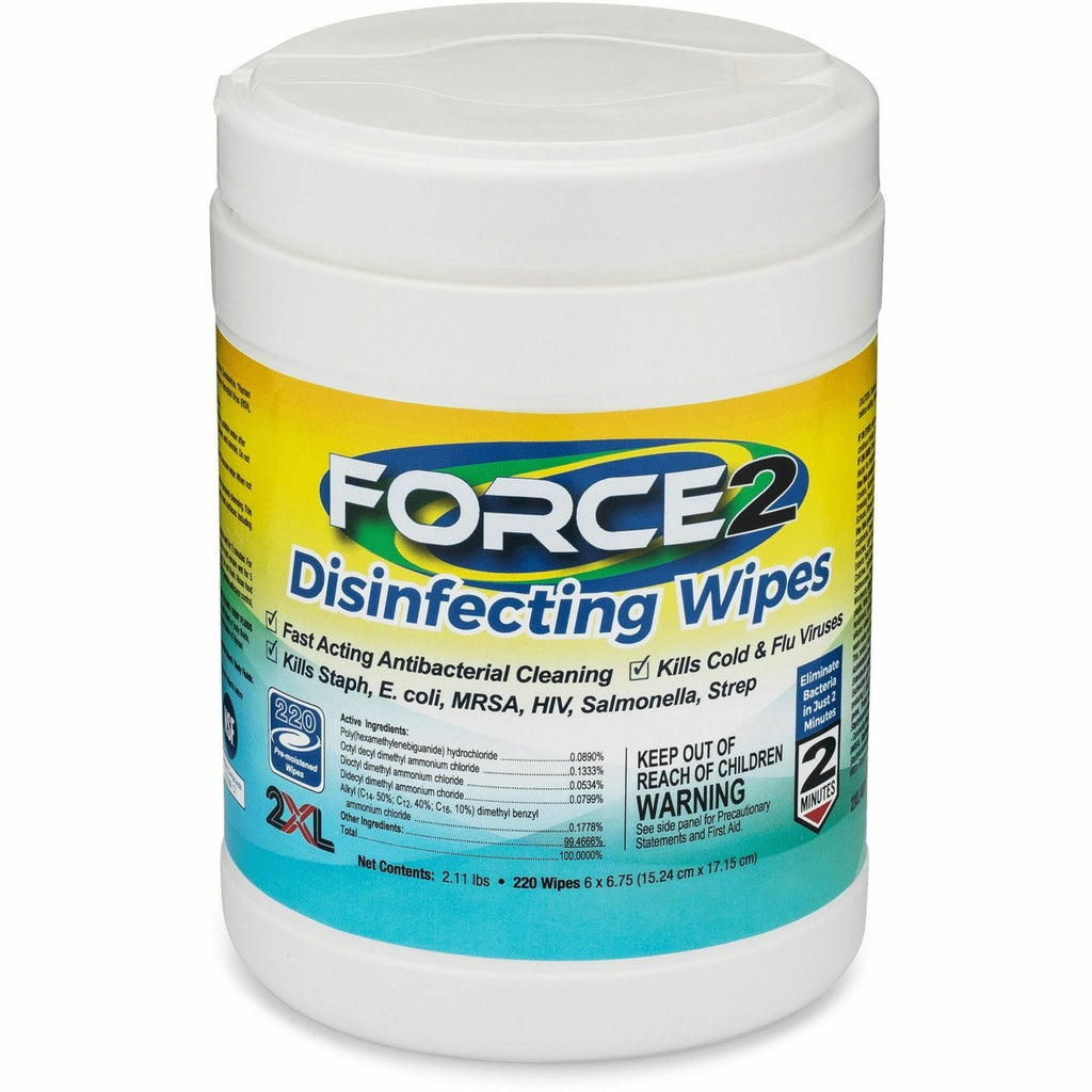 2XL FORCE2 Disinfecting Wipes