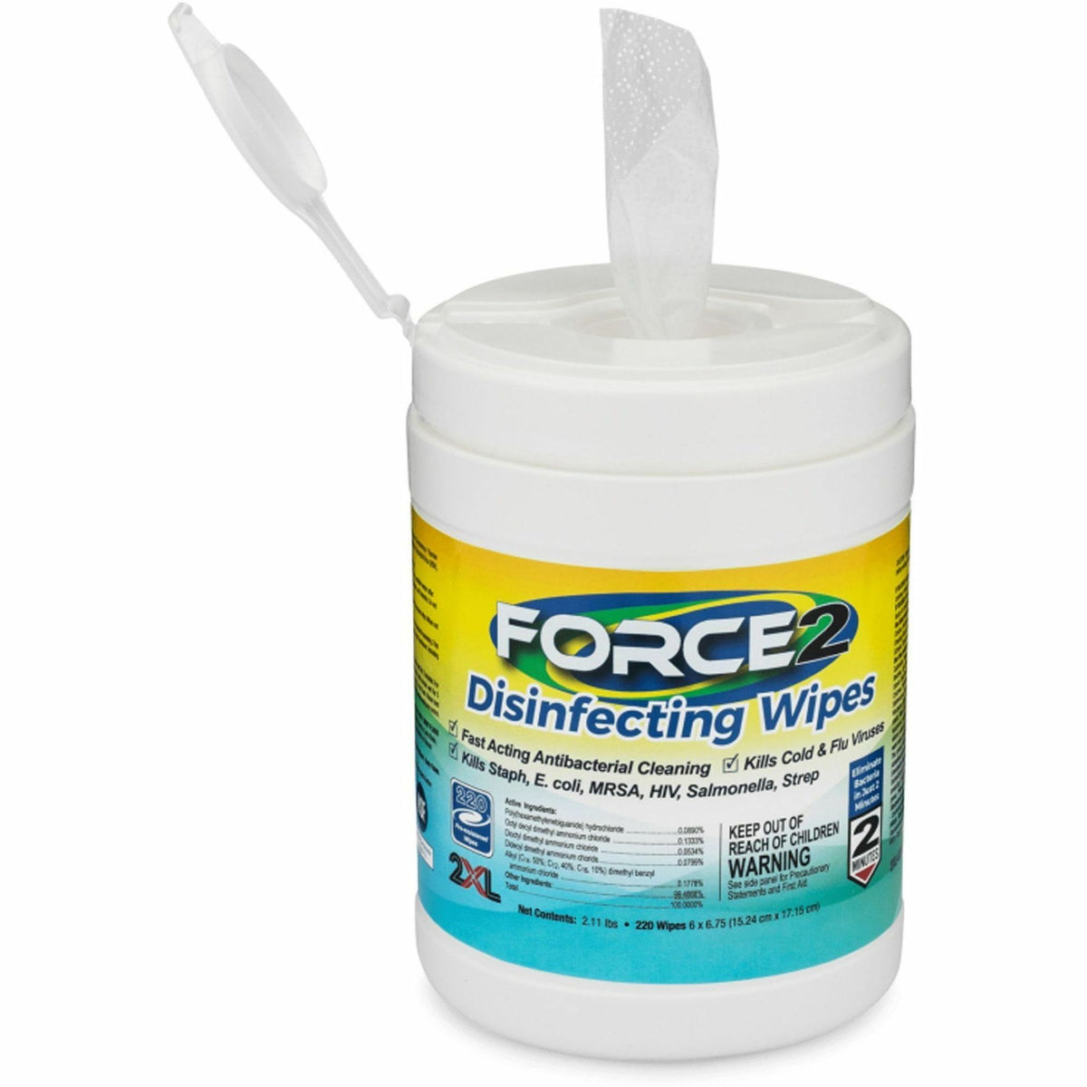 2XL FORCE2 Disinfecting Wipes
