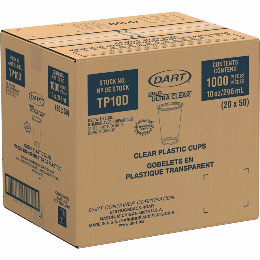 Solo Ultra Clear 10 oz Cold Cups