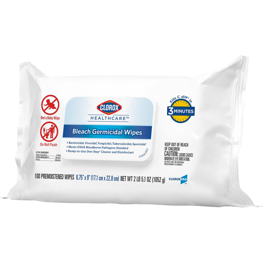 Clorox Healthcare Bleach Germicidal Wipes