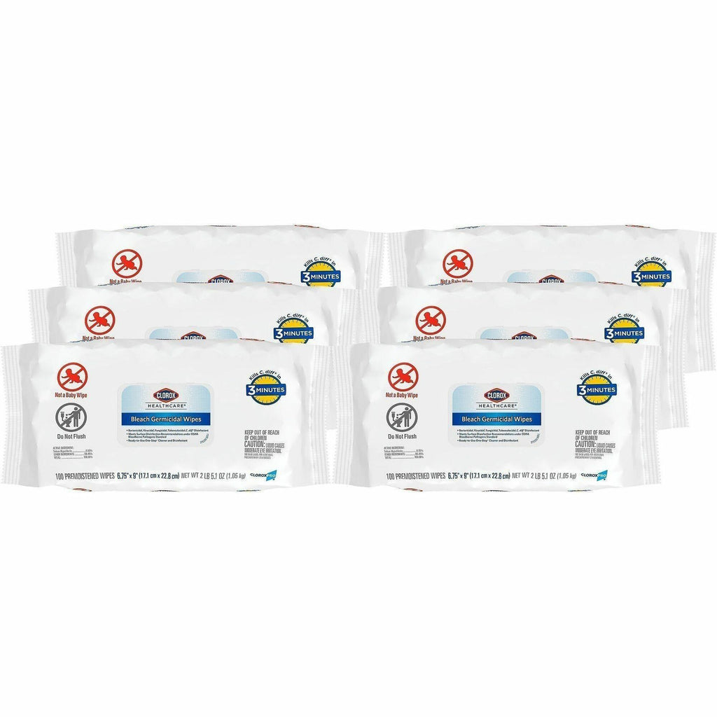 Clorox Healthcare Bleach Germicidal Wipes
