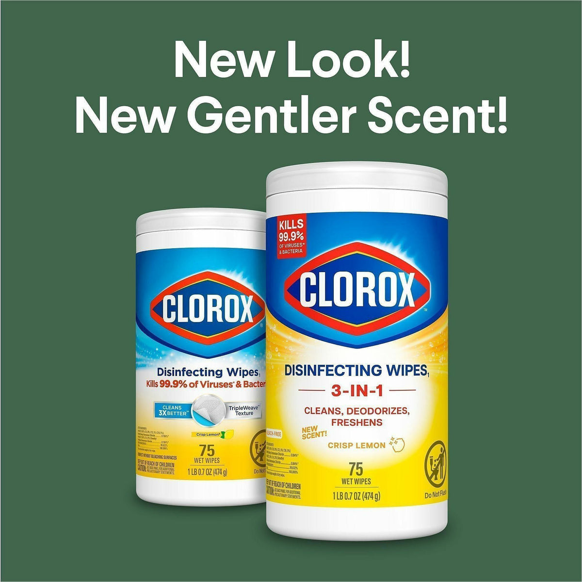 Clorox Disinfecting Cleaning Wipes Value Pack - Bleach-free