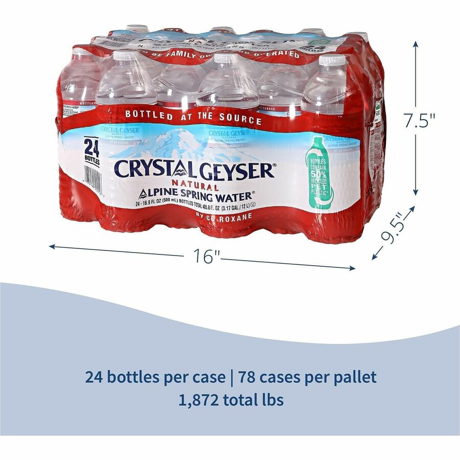 Crystal Geyser Natural Alpine Spring Water