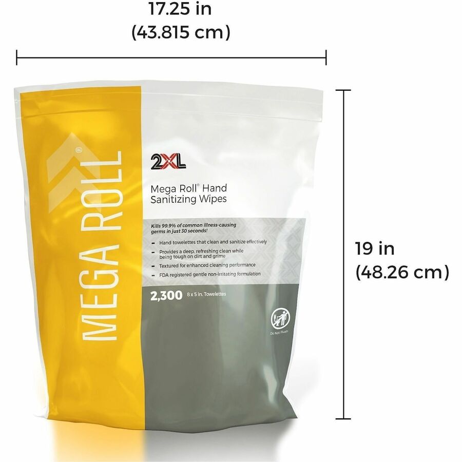 2XL Mega Roll Sanitizing Wipes