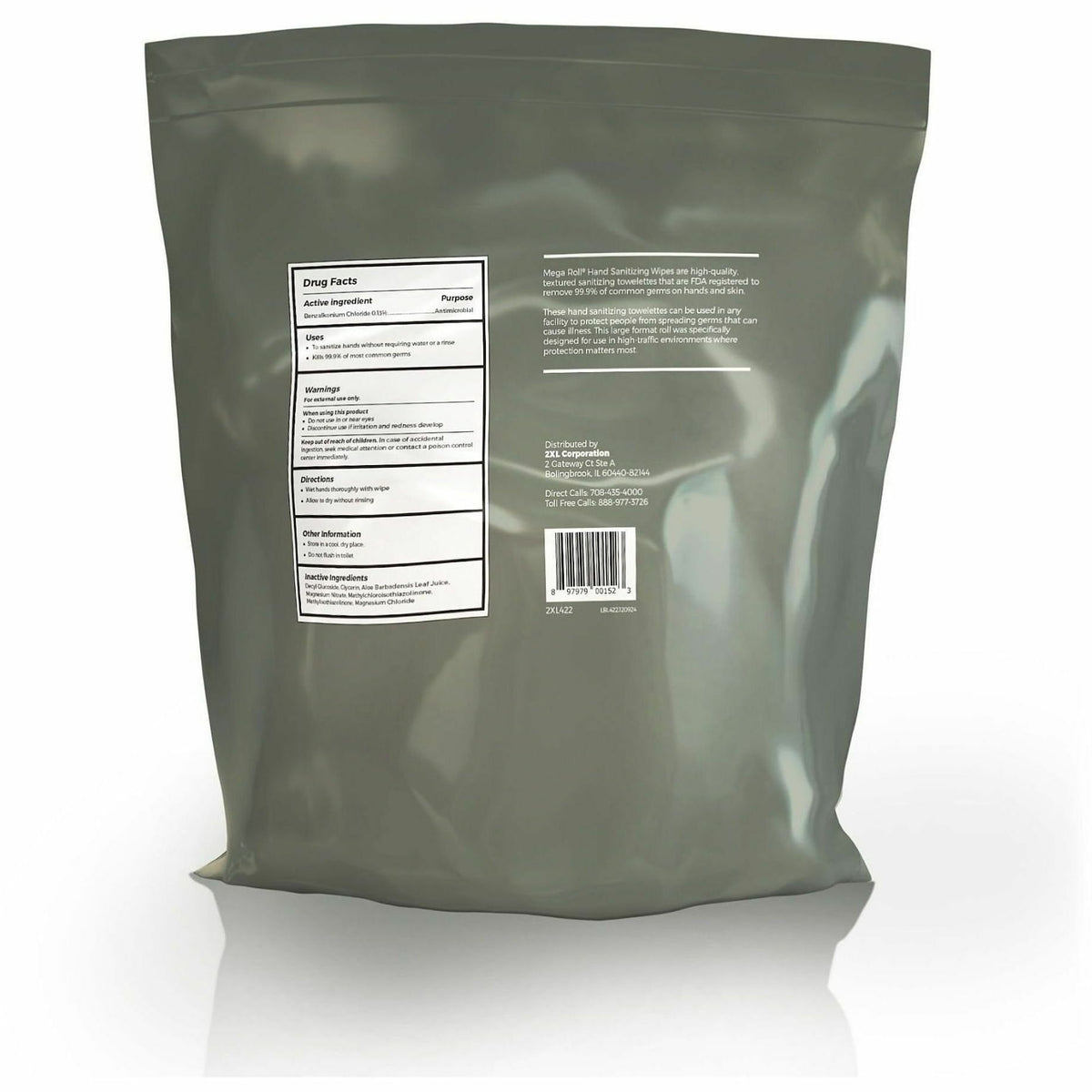 2XL Mega Roll Sanitizing Wipes