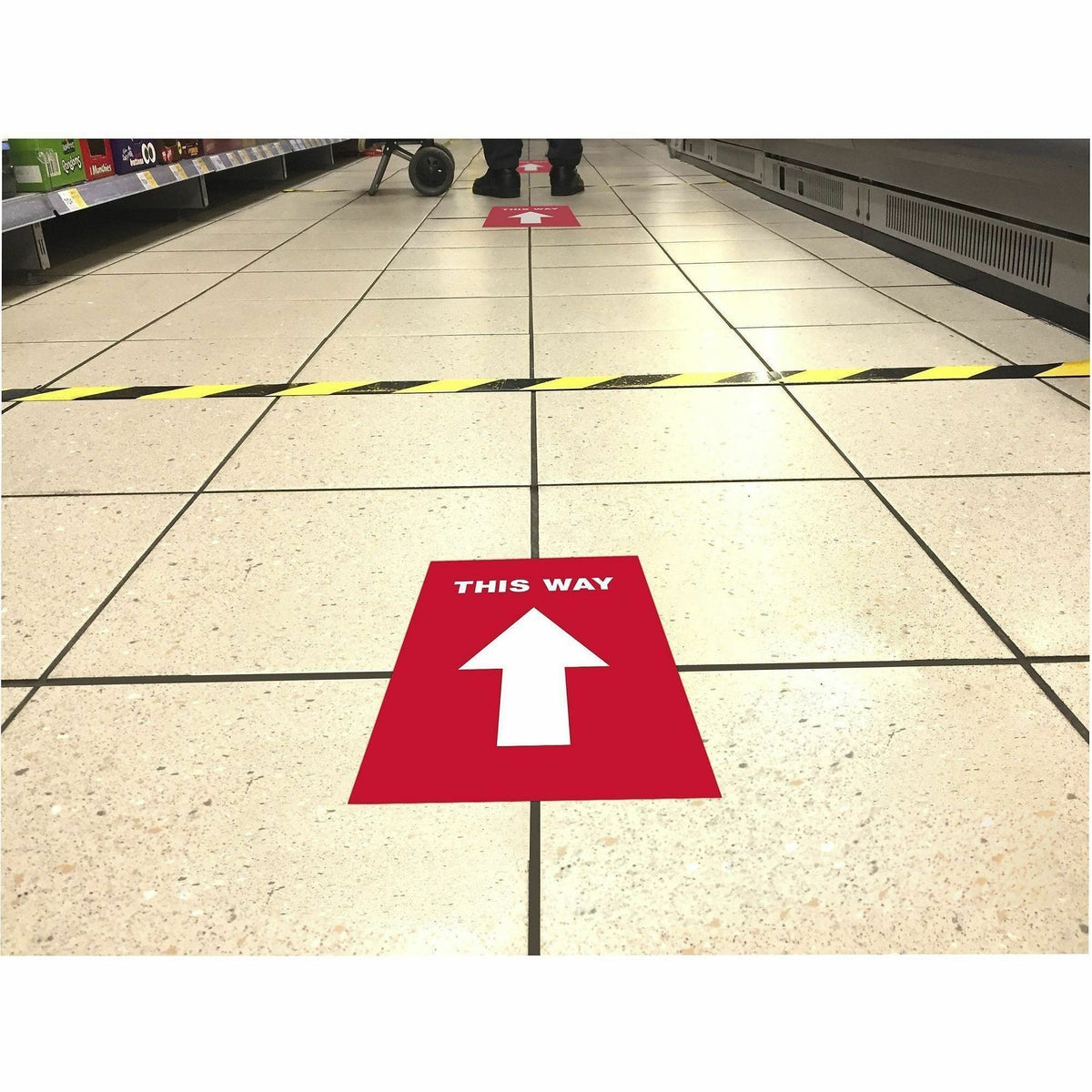 Avery® THIS WAY Social Distancing Floor Decals