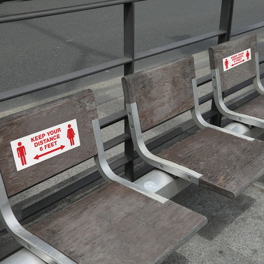 Avery® Surface Safe KEEP YOUR DISTANCE Decals