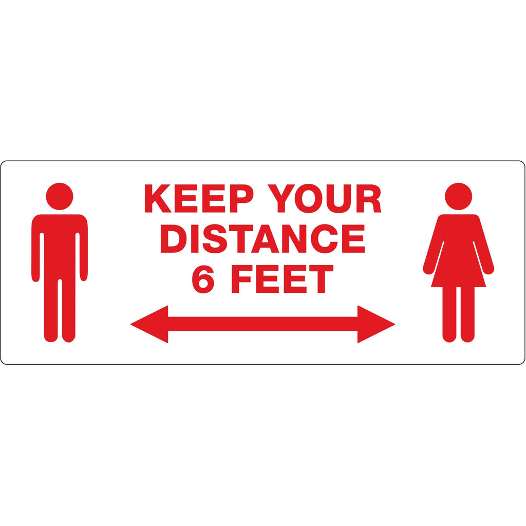 Avery® Surface Safe KEEP YOUR DISTANCE Decals