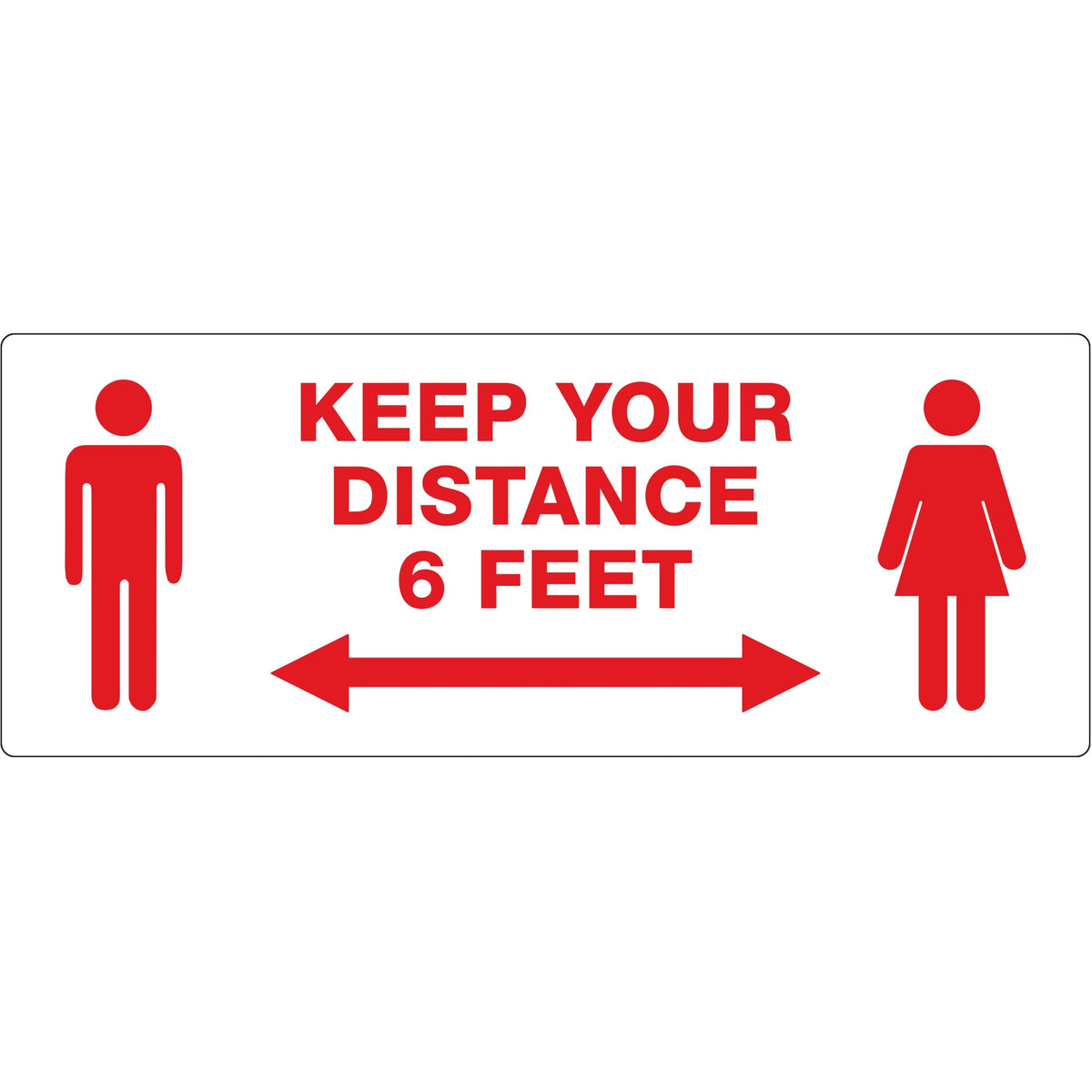 Avery® Surface Safe KEEP YOUR DISTANCE Decals