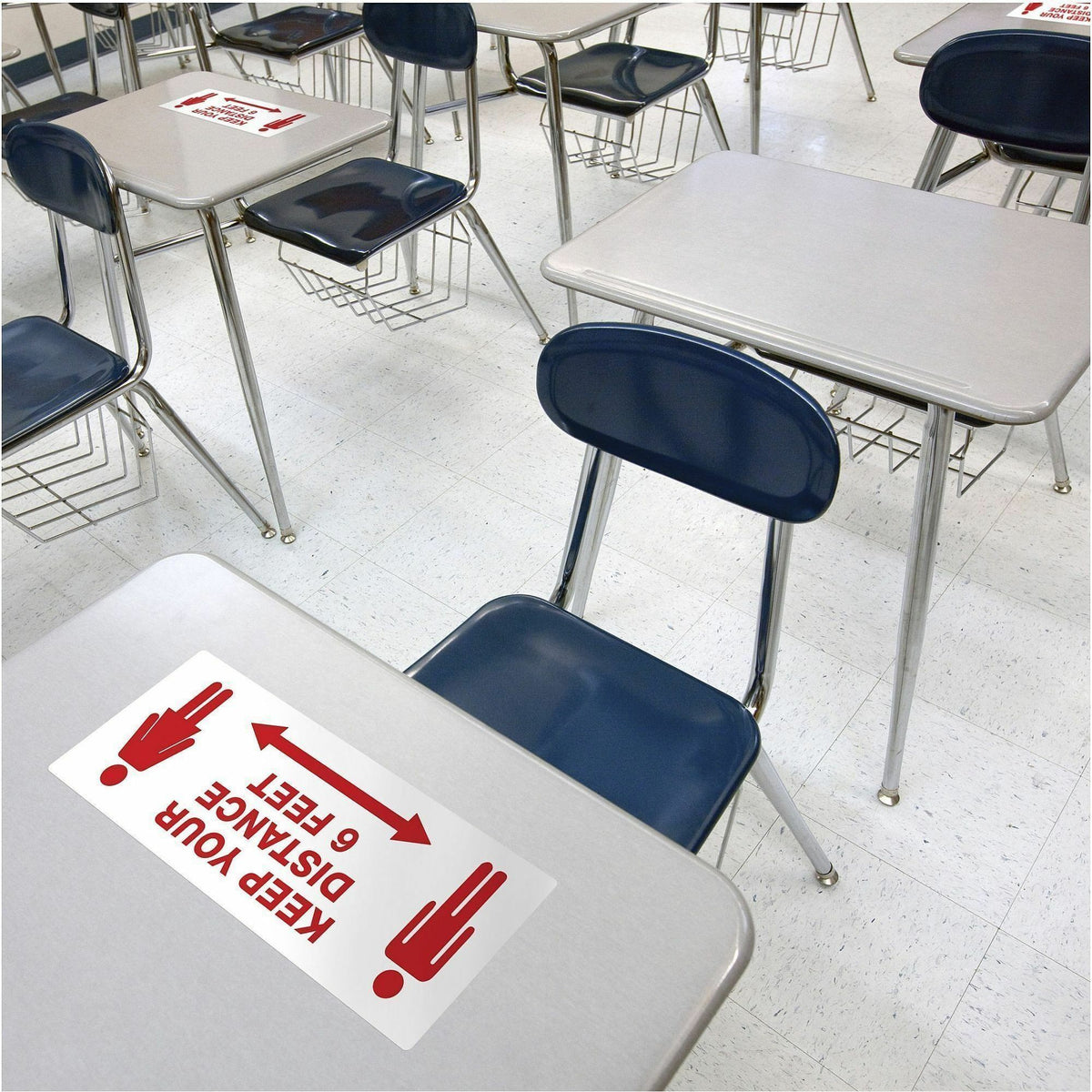 Avery® Surface Safe KEEP YOUR DISTANCE Decals