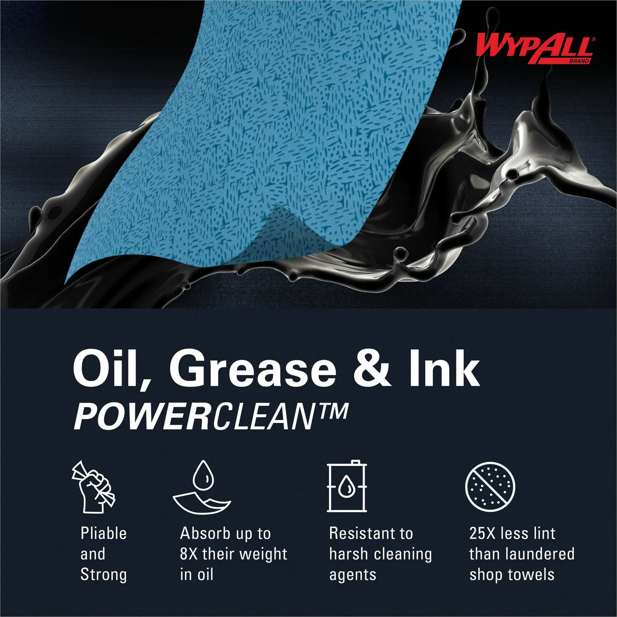 Wypall Oil, Grease & Ink Cloths