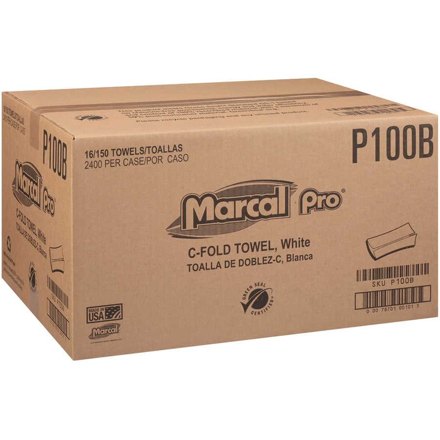 Marcal Recycled C-Fold Paper Towels